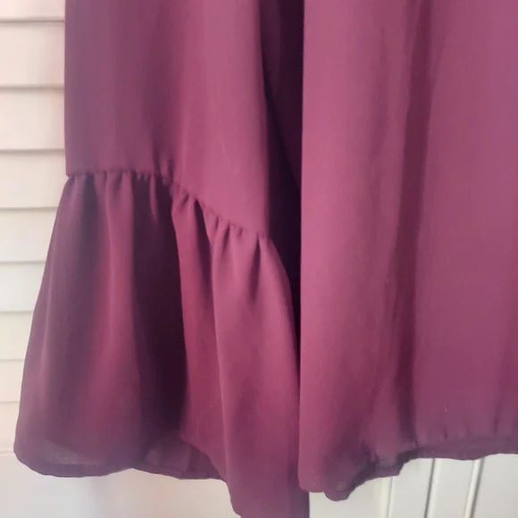 IMAN Mauve Women's Blouse Size L - Picture 2 of 4